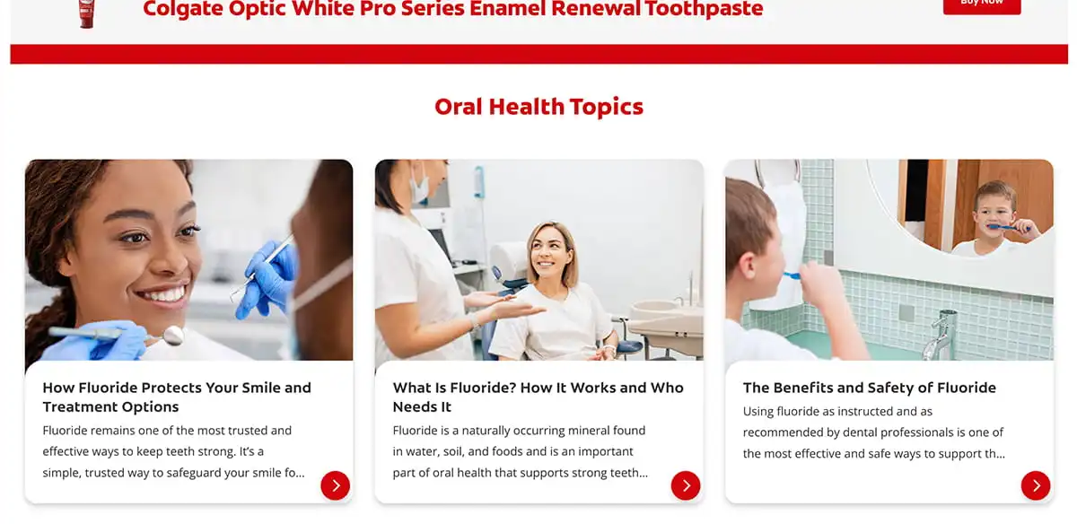 Colgate website