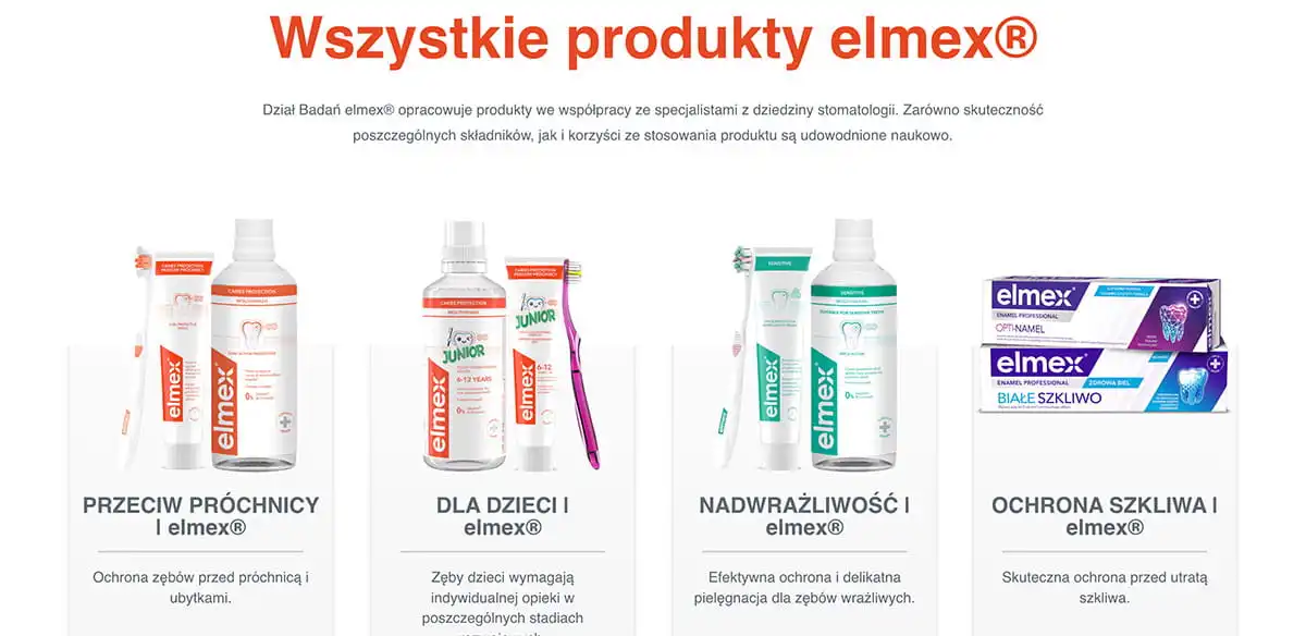 Elmex website