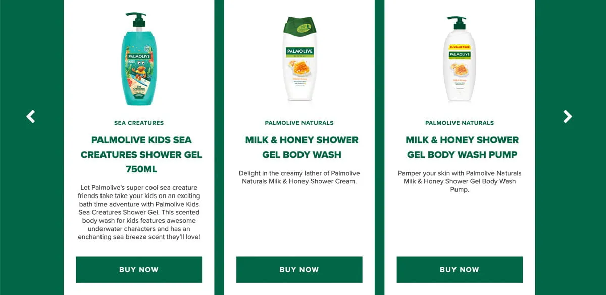 Palmolive website