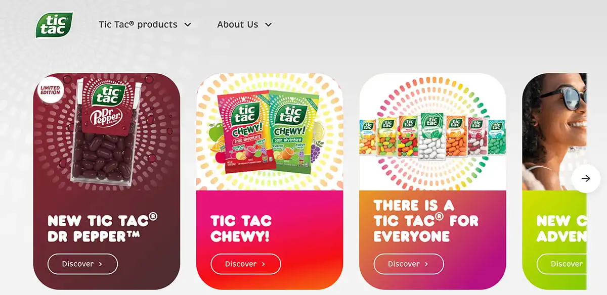 Tic Tac website