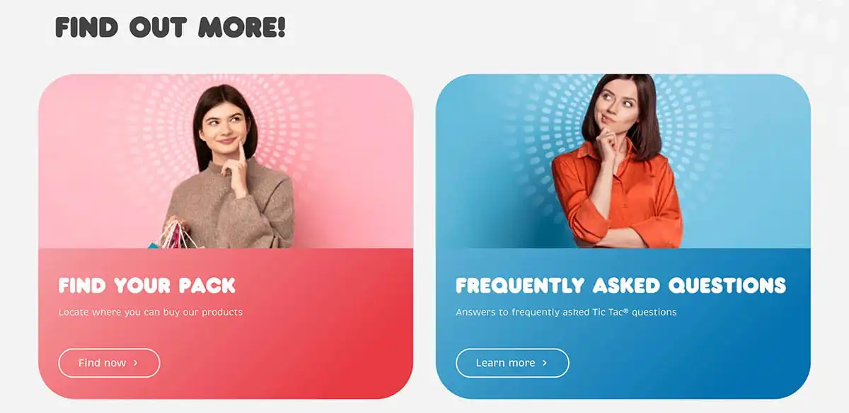 Tic Tac website